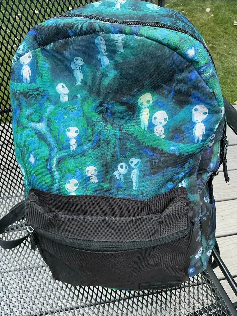 Official Studio Ghibli Princess Mononoke Kodama Backpack by BioWorld Anime